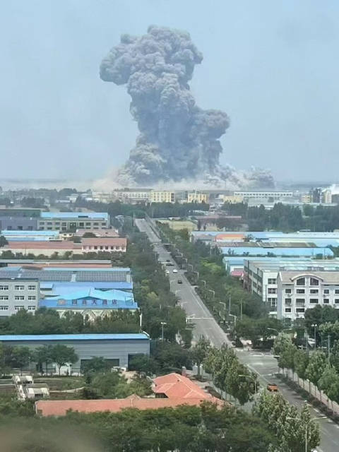 山東高密一家化工廠發(fā)生爆炸事故